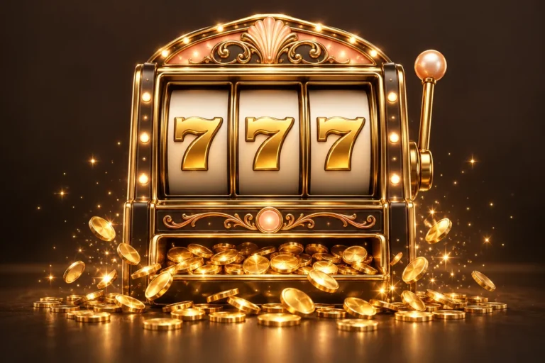 HC777 Slots: RTP, Volatility and How Slot Games Really Work 4 HC777 slots guide: slot machine showing three golden sevens